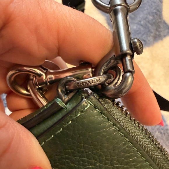 Coach Holden Crossbody Leather with Chain - Everglade/Silver - Picture 6 of 8